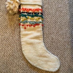 anthropologie extra large holiday stocking